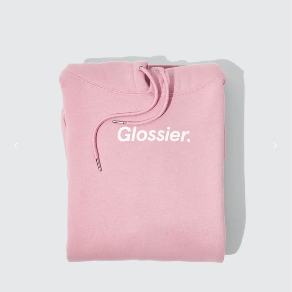 Glossier Original Pink Hoodie